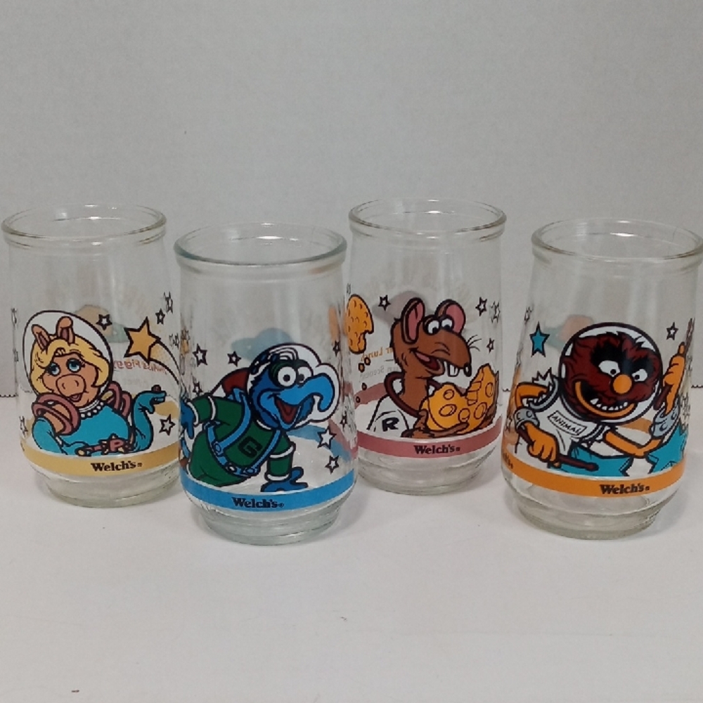 WELCH'S MUPPETS IN SPACE JELLY JARS